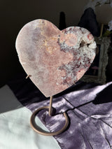 Pink Amethyst Heart