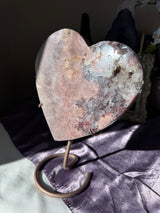 Pink Amethyst Heart