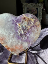 Pink Amethyst Heart