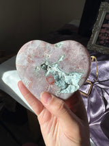 Pink Amethyst Heart