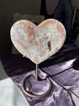 Pink Amethyst Heart