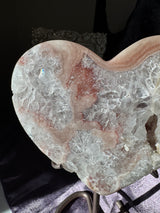 Pink Amethyst Heart