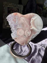 Pink Amethyst Heart