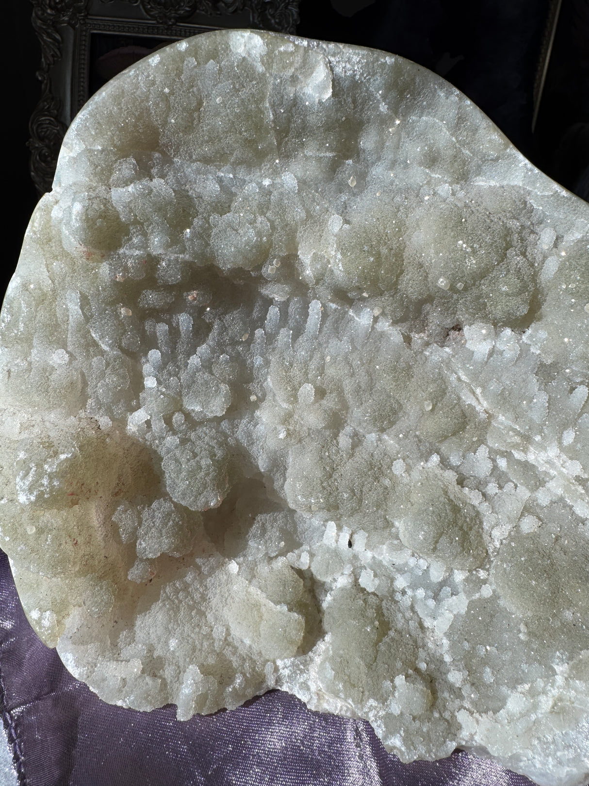 Green Pink Amethyst Free Form