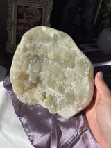 Green Pink Amethyst Free Form