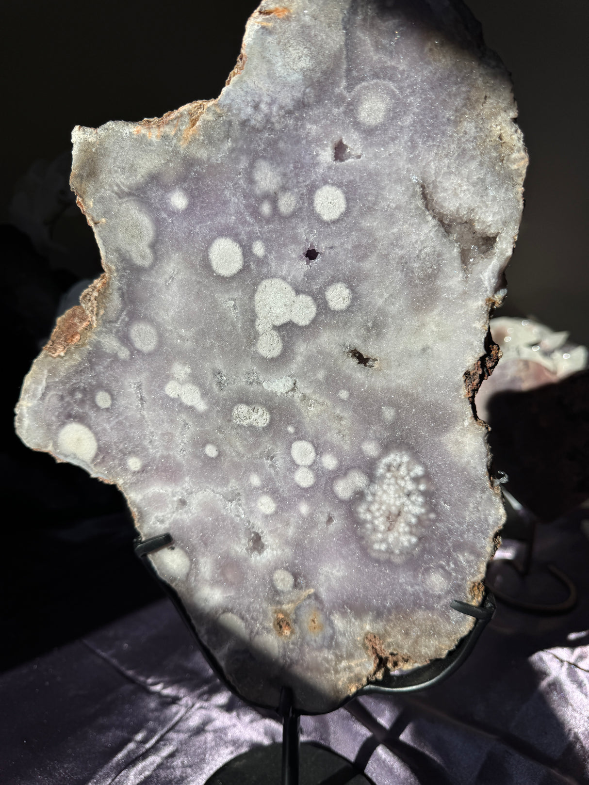 Large Lavender Pink Amethyst Slab
