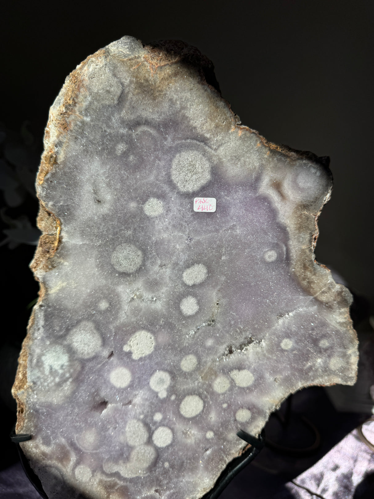 Large Lavender Pink Amethyst Slab