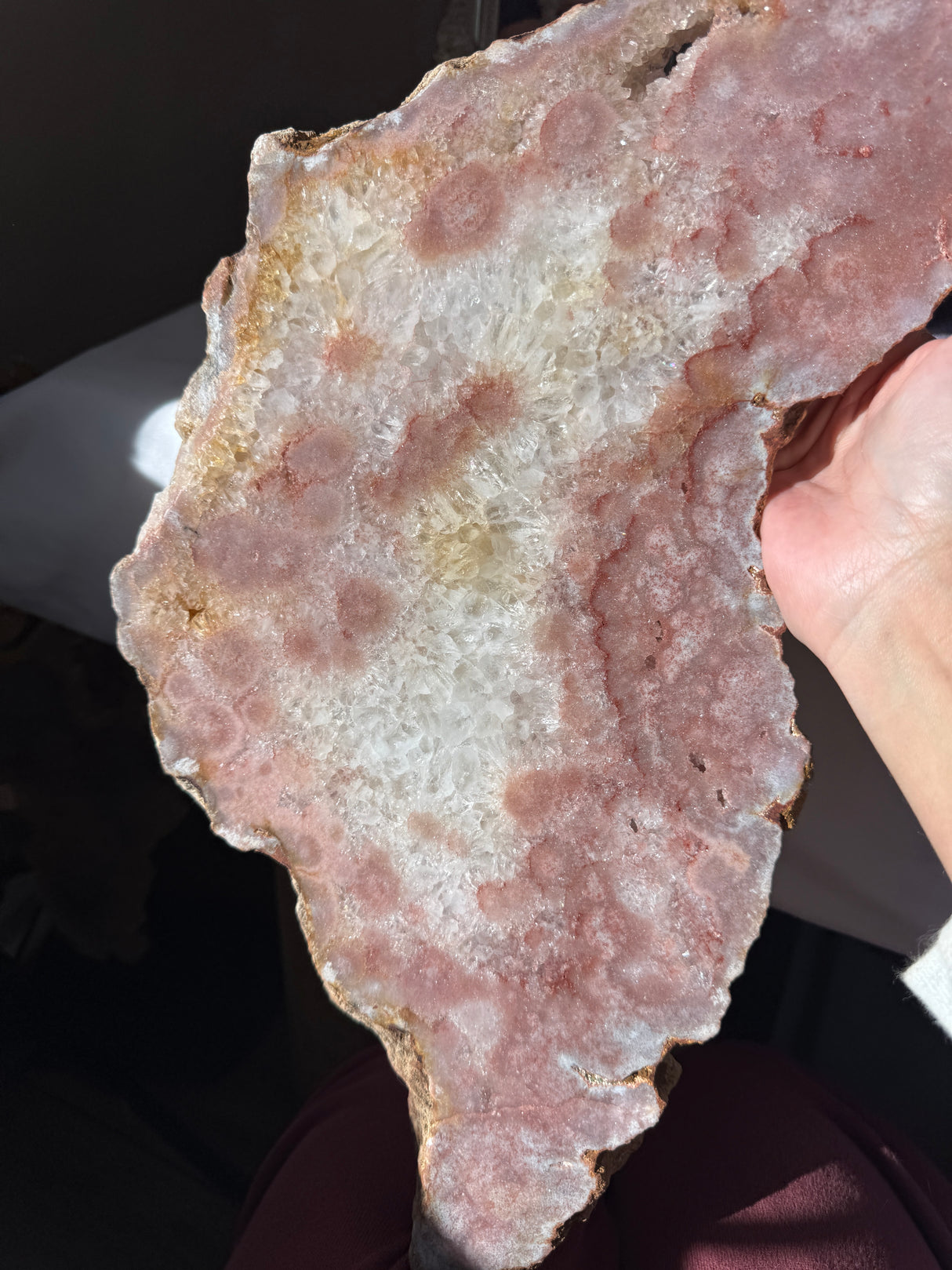 Large Pink Amethyst Slab
