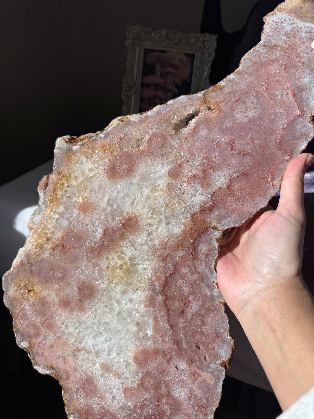 Large Pink Amethyst Slab