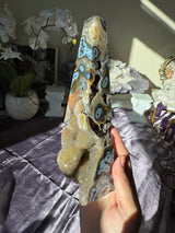Druzy Agate Obelisk