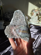 Druzy Rainbow Amethyst Cut Base