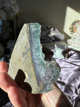 Druzy Rainbow Amethyst Cut Base