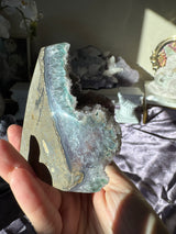 Druzy Rainbow Amethyst Cut Base