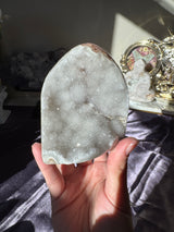 Icey Druzy Rainbow Amethyst Cut Base