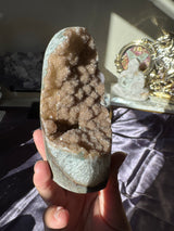 Sugar Druzy Rainbow Amethyst Cut Base