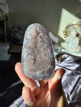 Druzy Rainbow Amethyst Cut Base