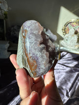 Druzy Rainbow Amethyst Cut Base