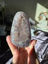 Druzy Rainbow Amethyst Cut Base