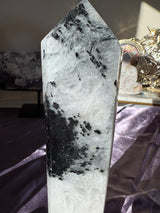 XL Tourmaline in Quartz Tower (imperfect)