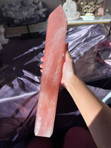 XL Juicy Rose Quartz Tower