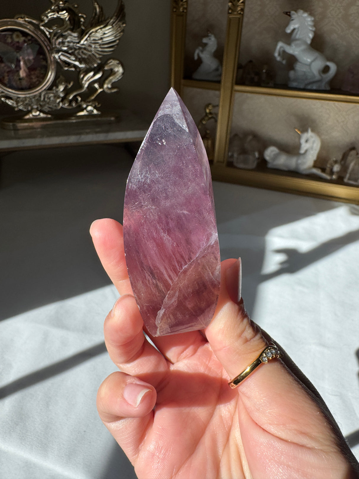 Rainbow Fluorite Flame