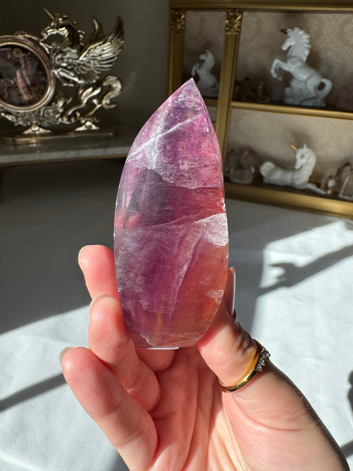 Rainbow Fluorite Flame