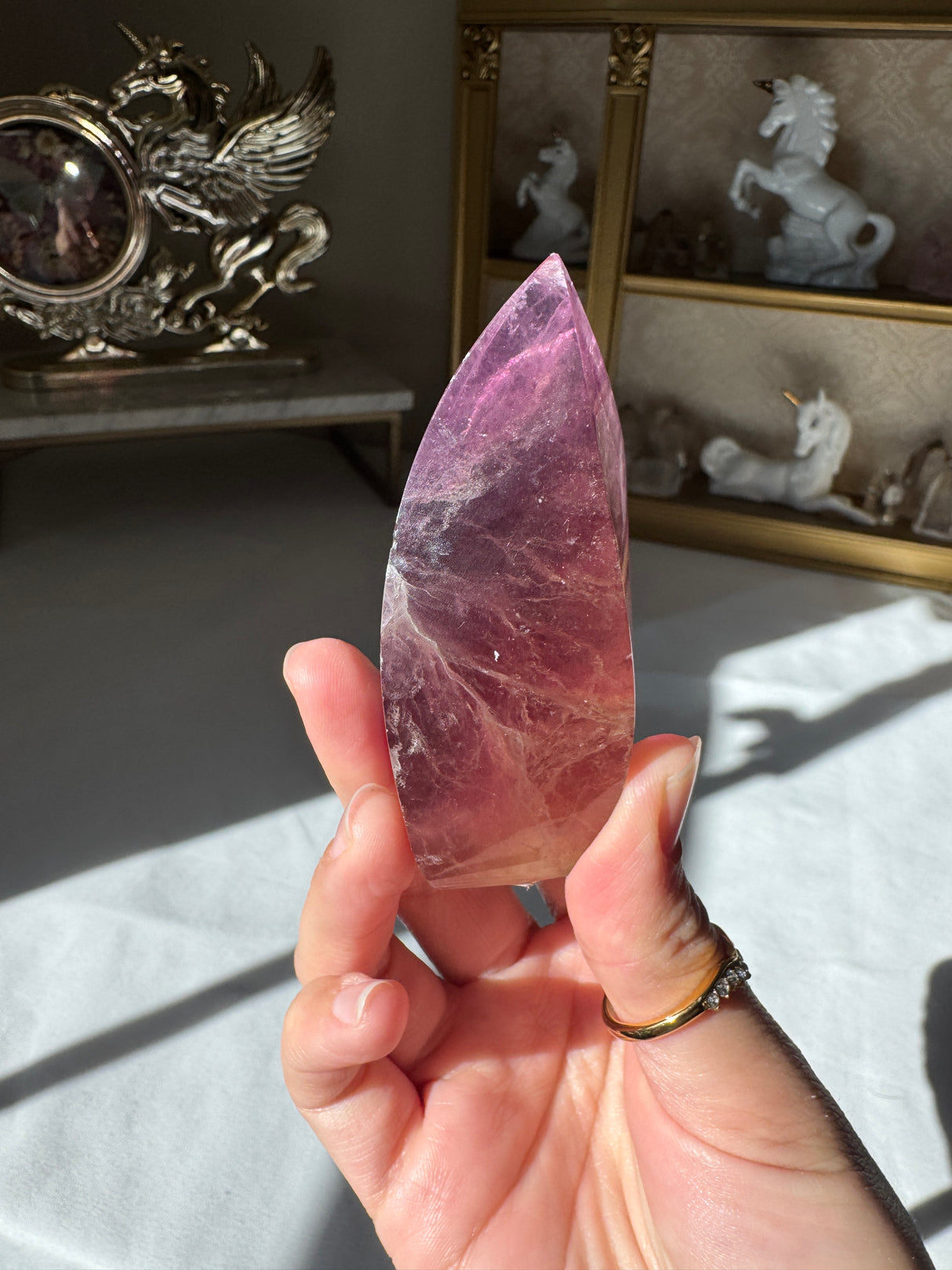 Rainbow Fluorite Flame