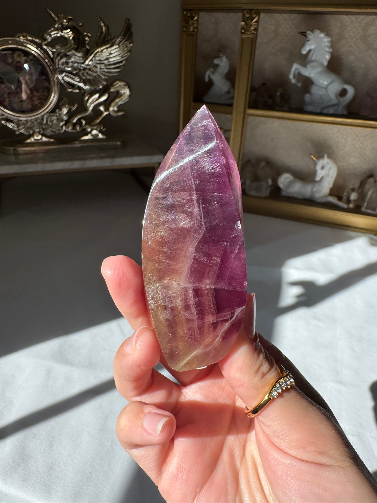 Rainbow Fluorite Flame
