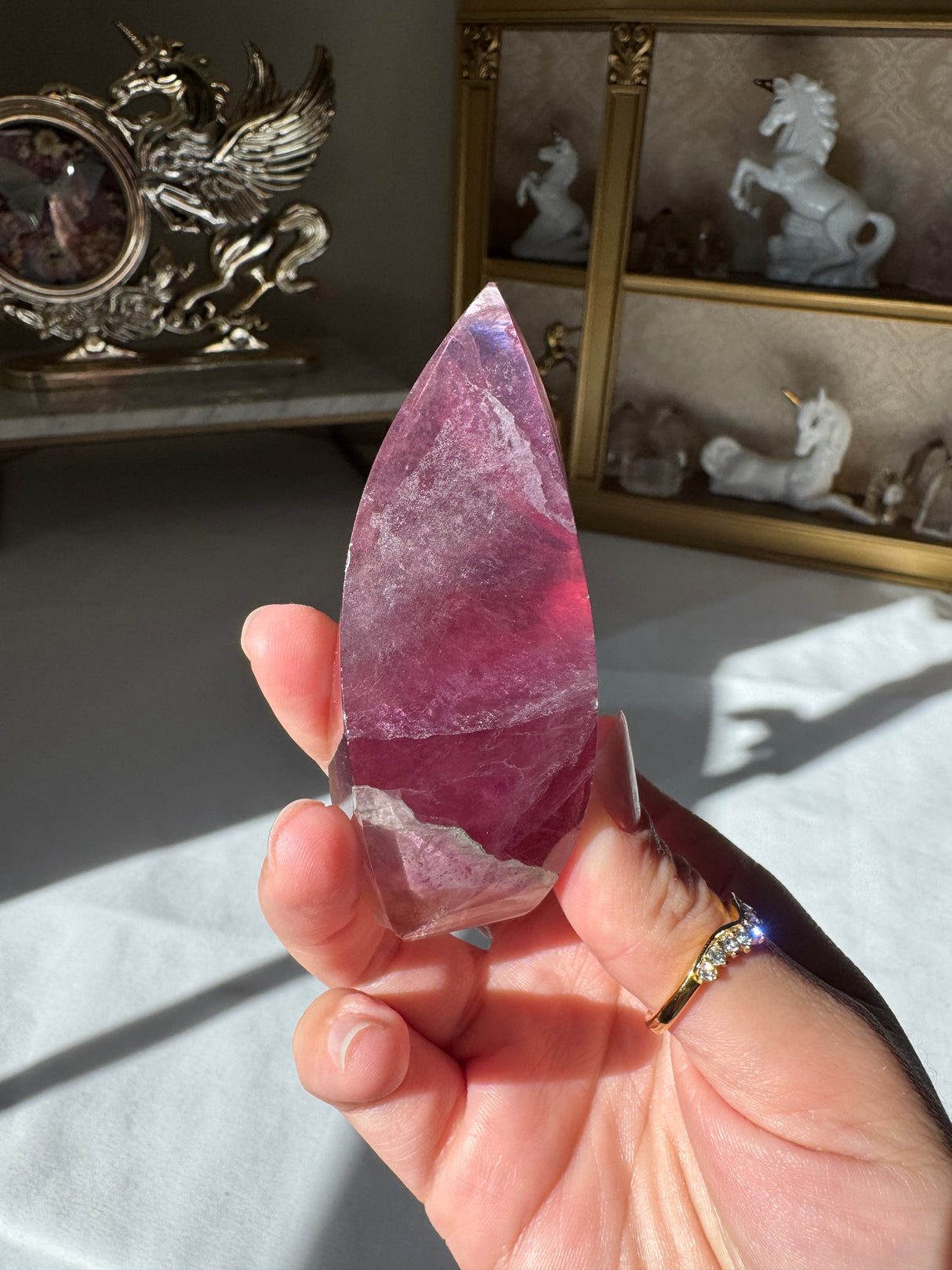 Rainbow Fluorite Flame