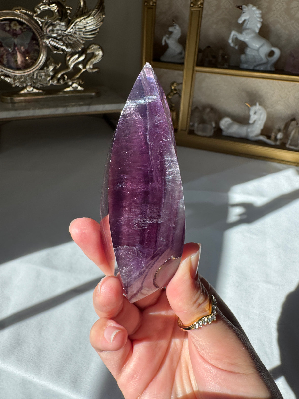 Rainbow Fluorite Flame