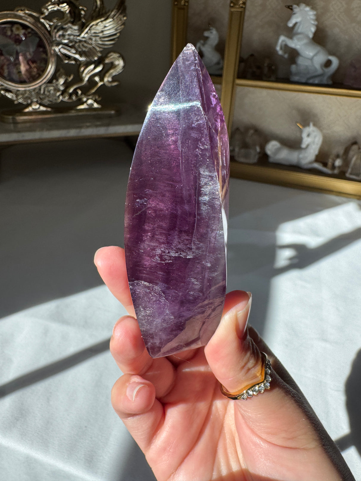 Rainbow Fluorite Flame