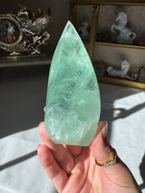 Minty Rainbow Fluorite Flame