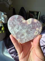 HQ Flower Agate Heart