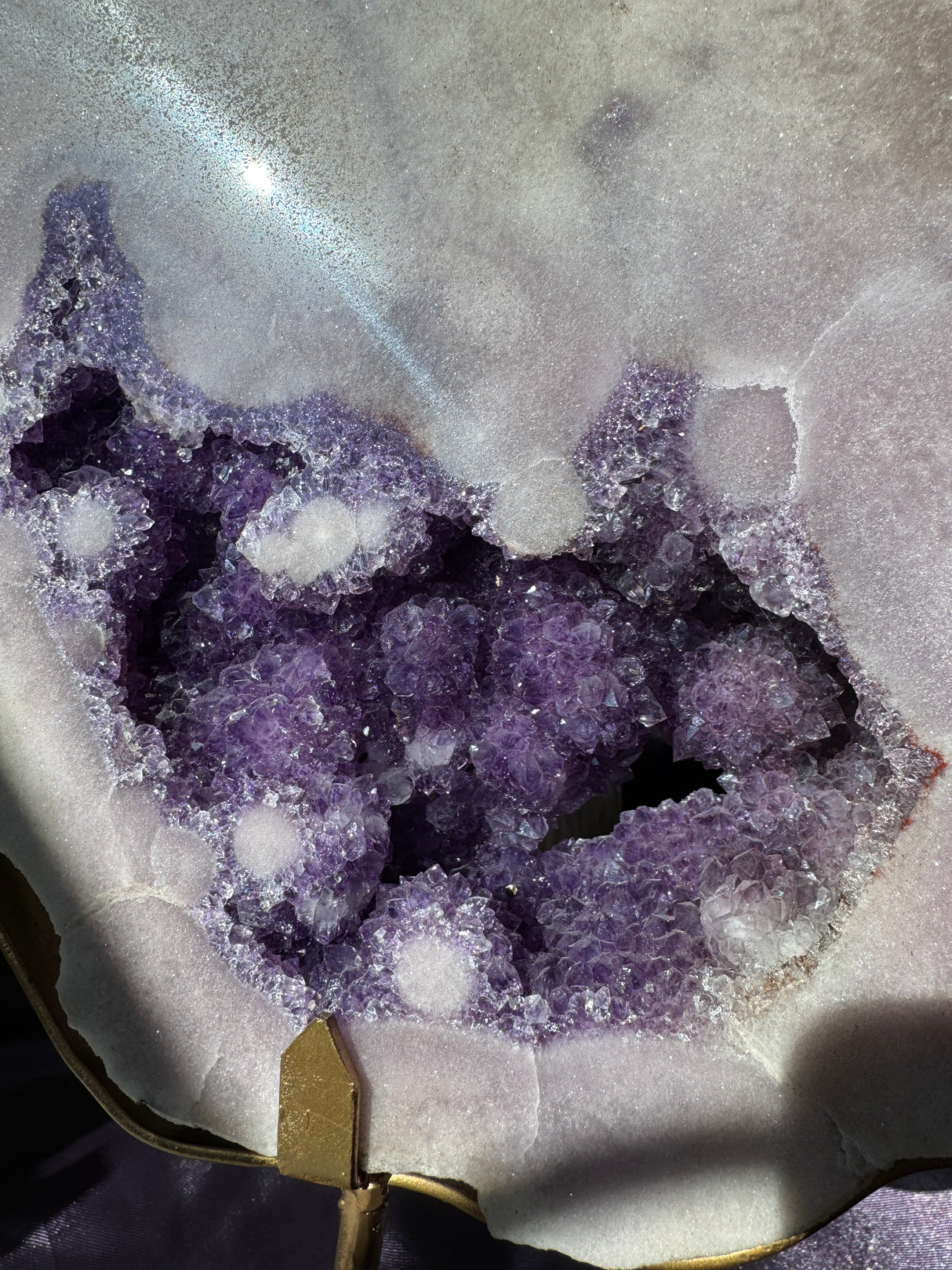 Vibrant Large Pink Amethyst Slab