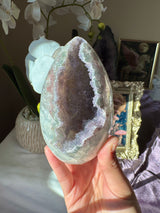 Multicolored Rainbow Amethyst Egg