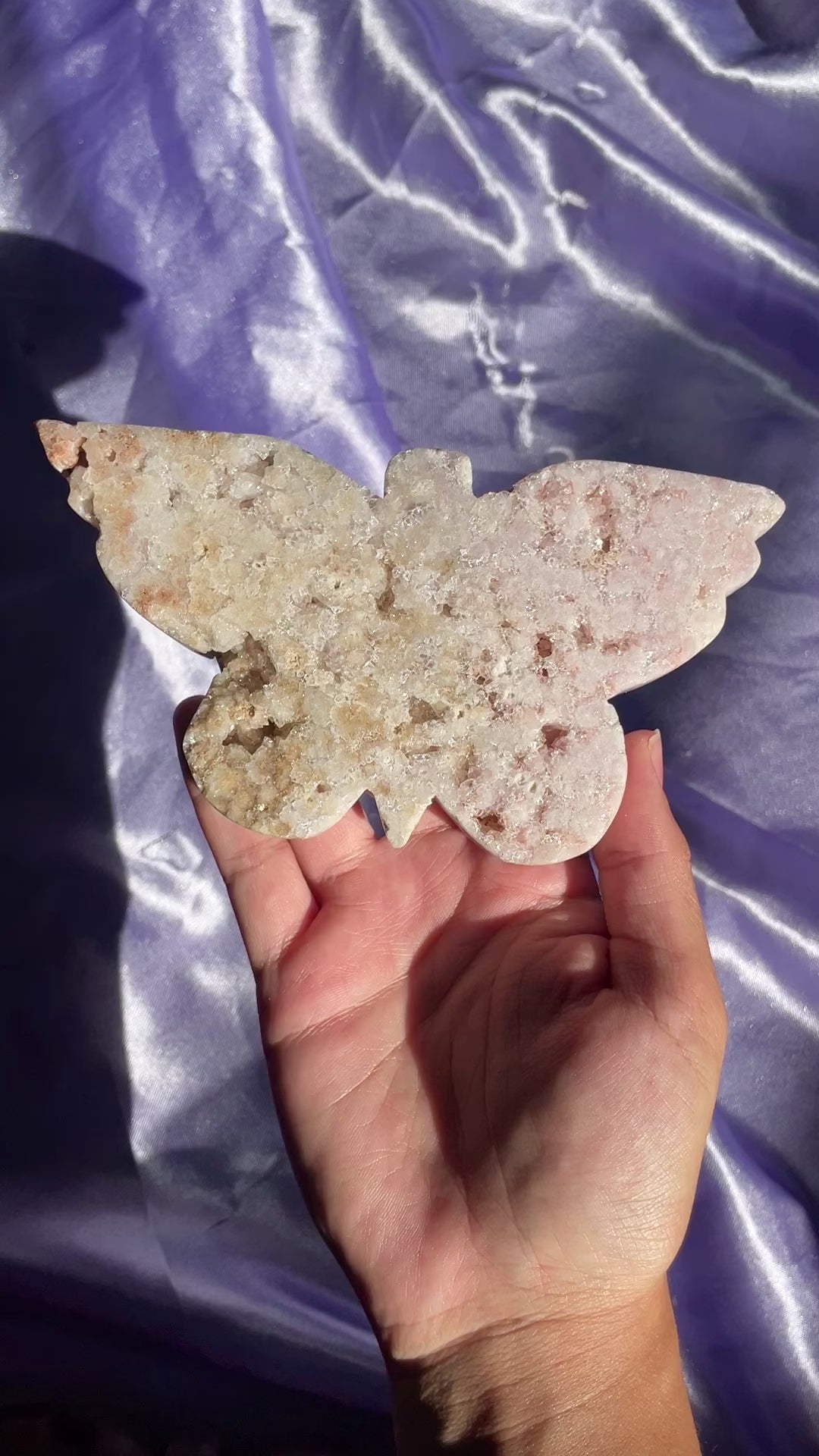 Pink Amethyst Butterflies (Your Pick)