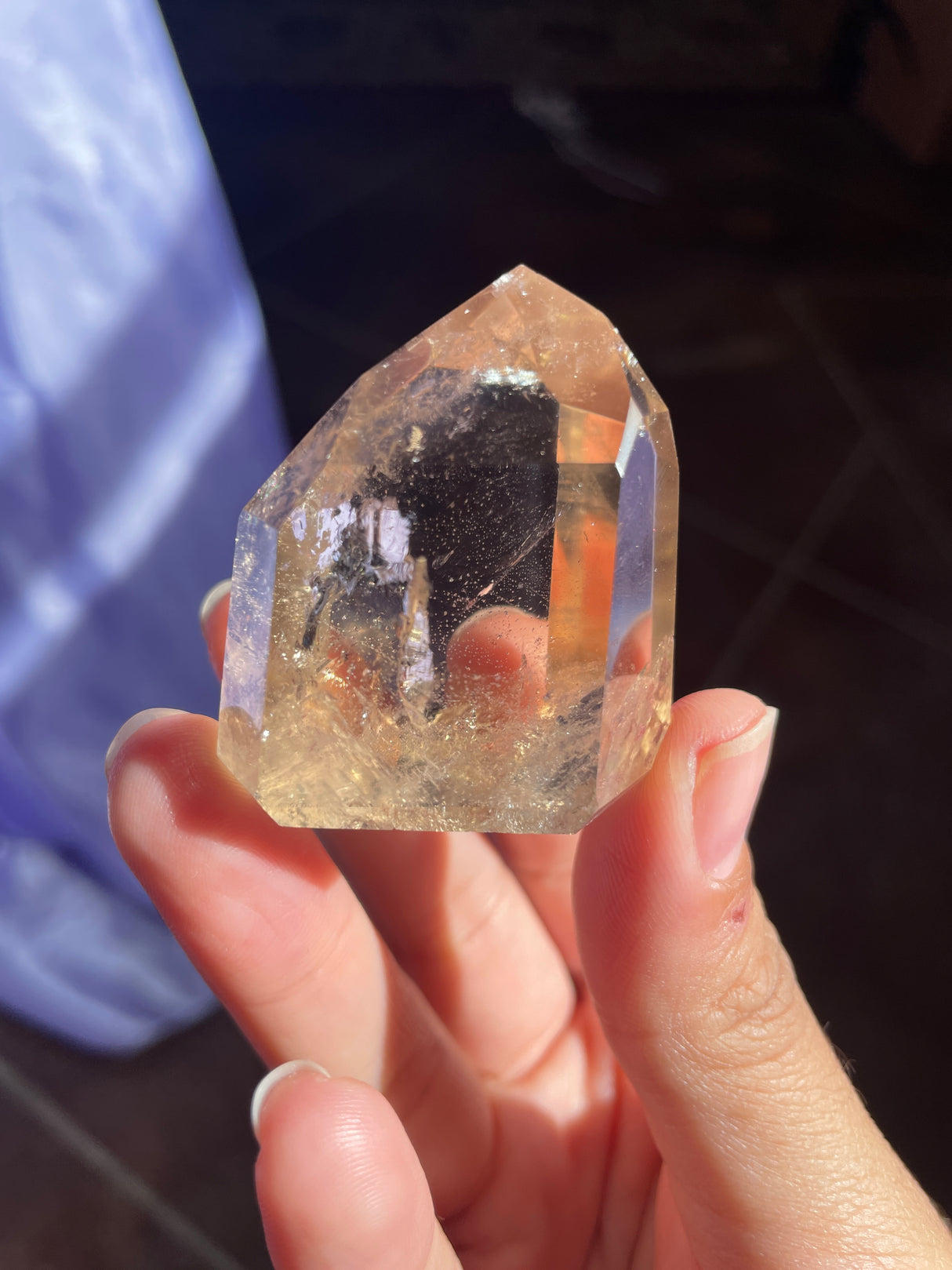 Golden Brazilian Citrine Tower