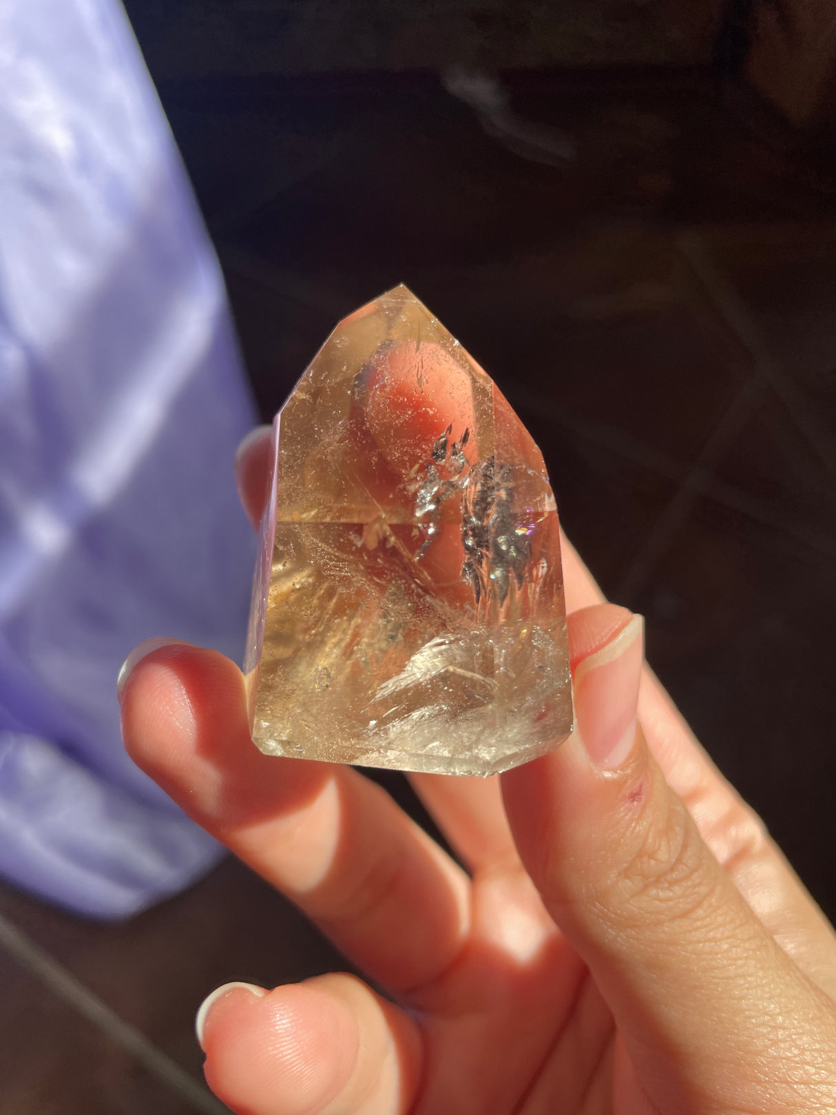 Golden Brazilian Citrine Tower