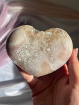 Quartzy Pink Amethyst Heart