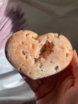 Pink Amethyst Heart