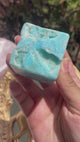Blue Aragonite Cube