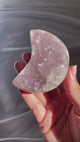 Lilac Druzy Uruguayan Amethyst Moon