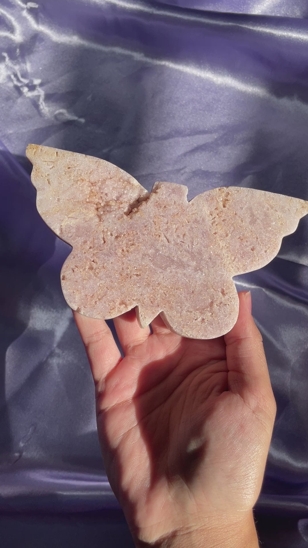 Pink Amethyst Butterflies (Your Pick)