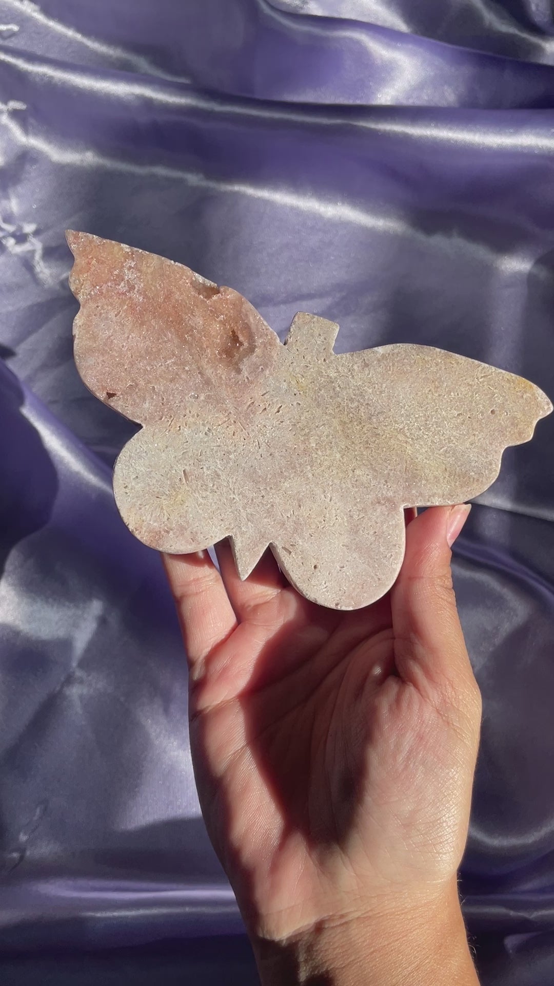 Pink Amethyst Butterflies (Your Pick)