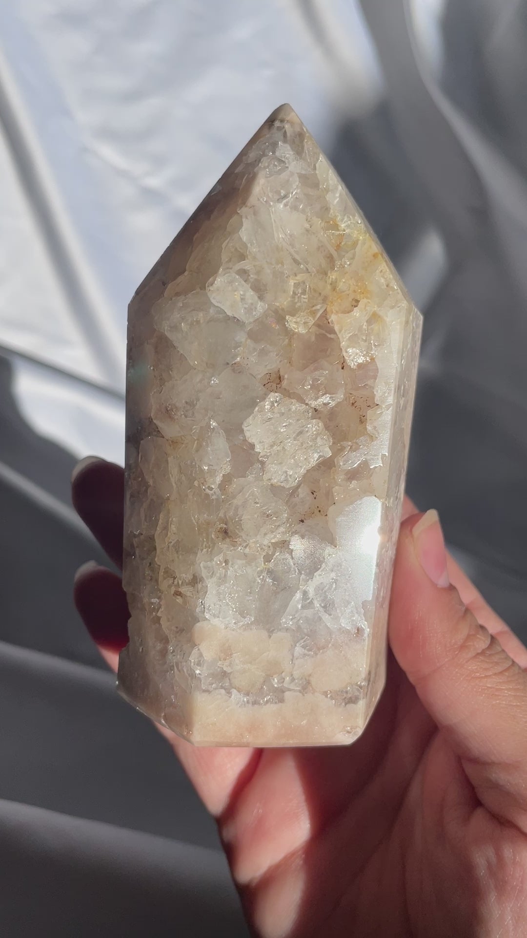 Quartzy Pink Amethyst Tower