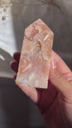 Flower Agate x Pink Amethyst Tower