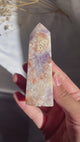 Flower Agate x Amethyst Tower