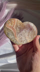 Quartzy Pink Amethyst Heart