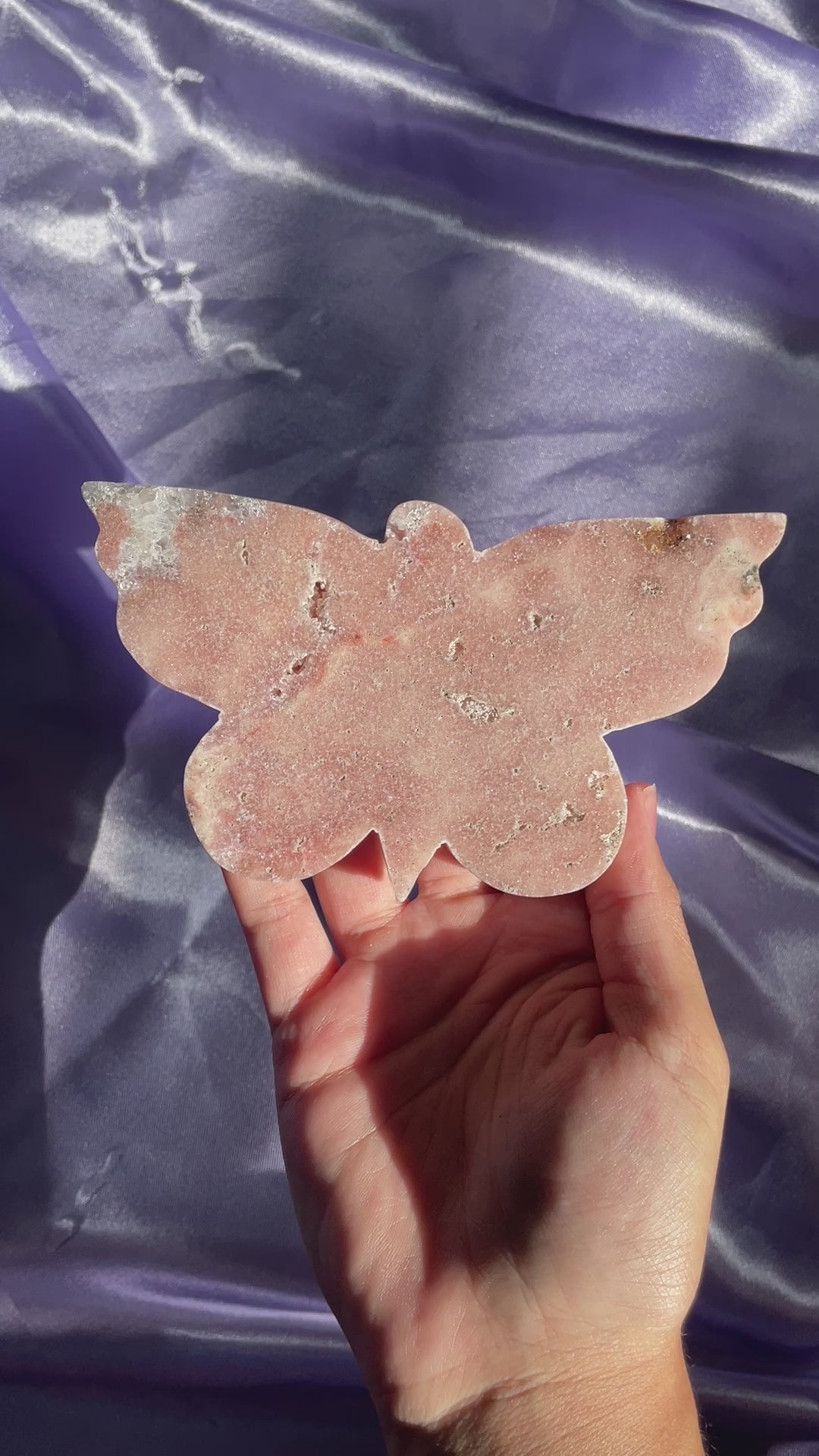 Pink Amethyst Butterflies (Your Pick)
