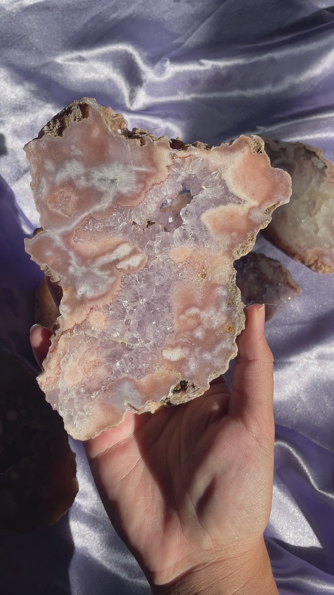 Pink Amethyst Slabs - Medium (Your Pick)